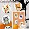 30 Pieces Cute Cat Push Pin Decorative Thumb Tacks Animal Push Pins for Photo Wall Maps Memo Note Bulletin Board or Cork Boards Multi-Functional Pushpin Tool Office Accessories